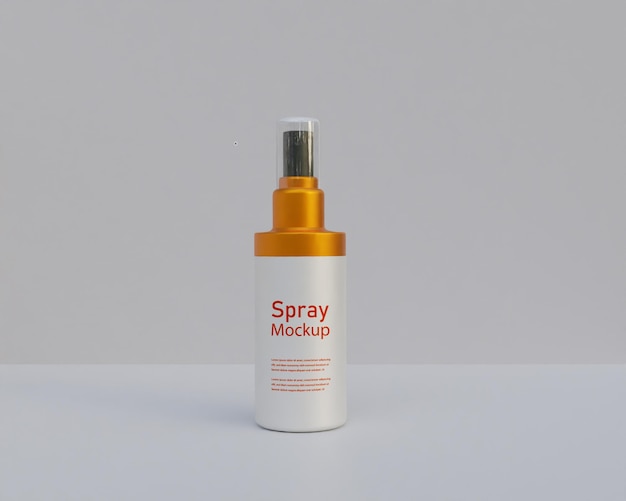 Parfum spray mockup