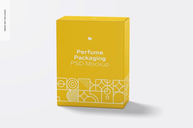 Parfum verpakking Mockup