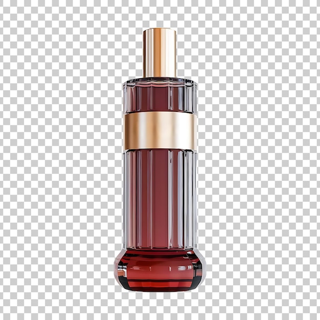 Parfumfles mockup geïsoleerd op doorzichtige achtergrond