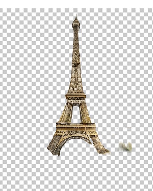 PSD paris minor on white background