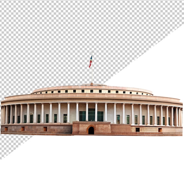 PSD parliament house on transparent background