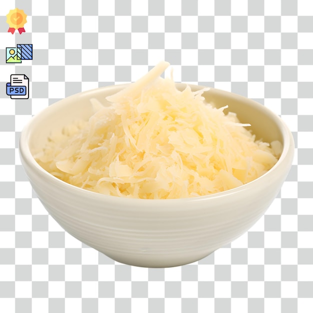 PSD parmesan cheese transparent background