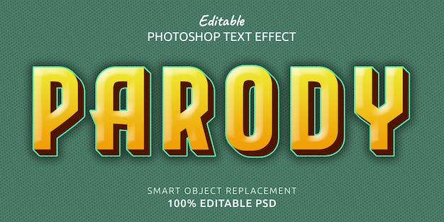 Parody Text Effect Template