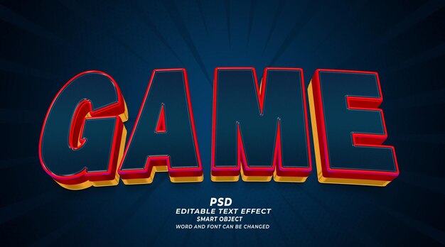 Party 3d editable text effect photoshop style with background