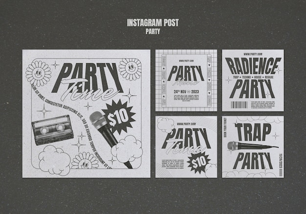 Party design template