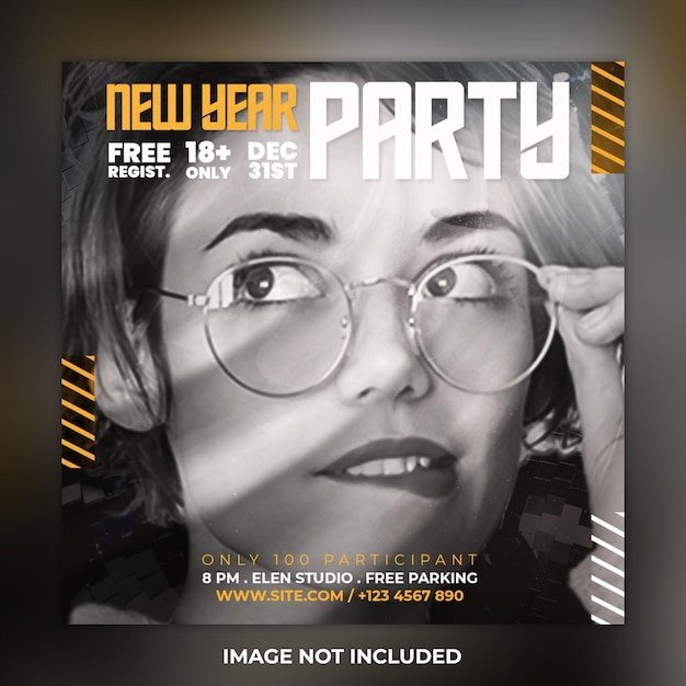 Party flyer template