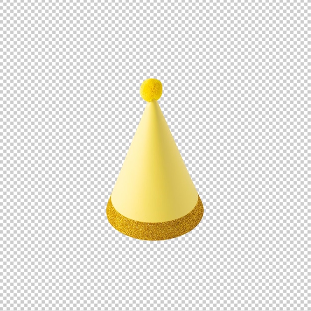 Party hat cutout Psd file