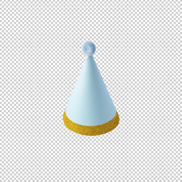 Party hat cutout Psd file