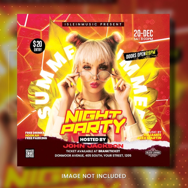 Party Night Club Poster