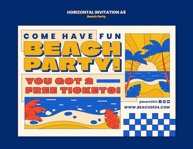 party template design