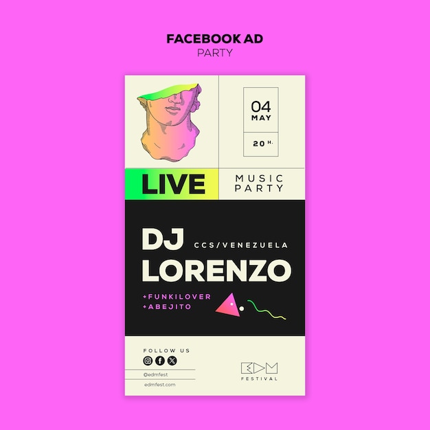 Party template design