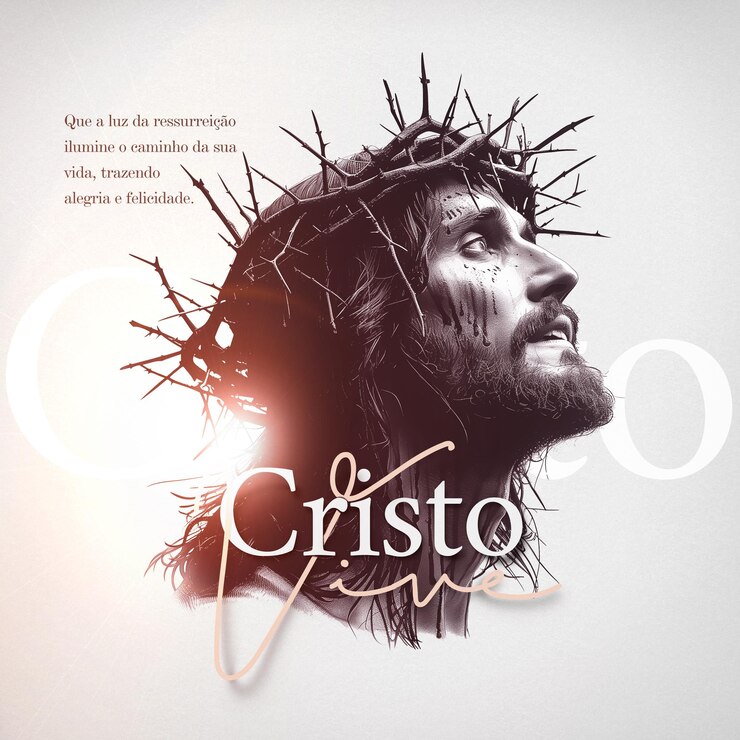 PSD pascha heilige week jesus banner fraze