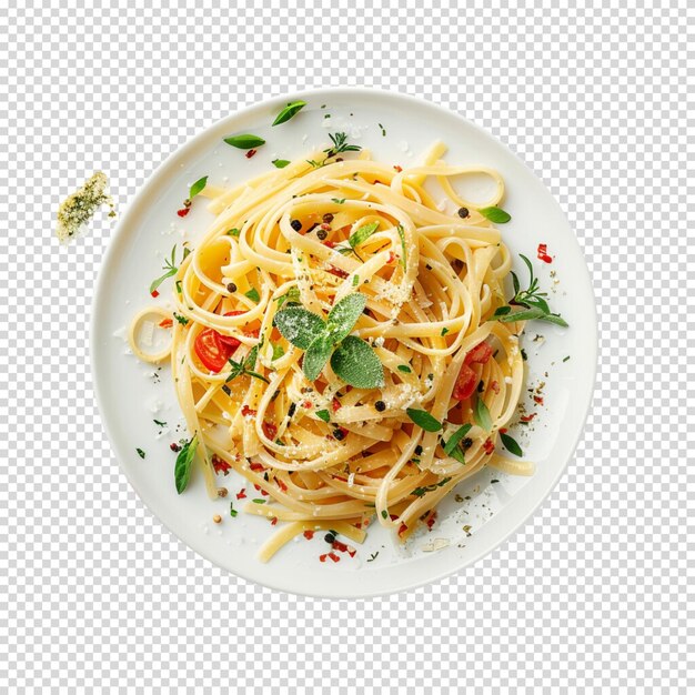 PSD pasta isolated on transparent background