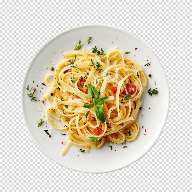 PSD pasta isolated on transparent background