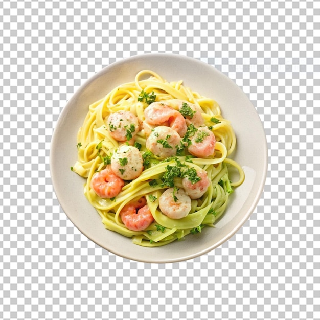 PSD pasta isolated on transparent background