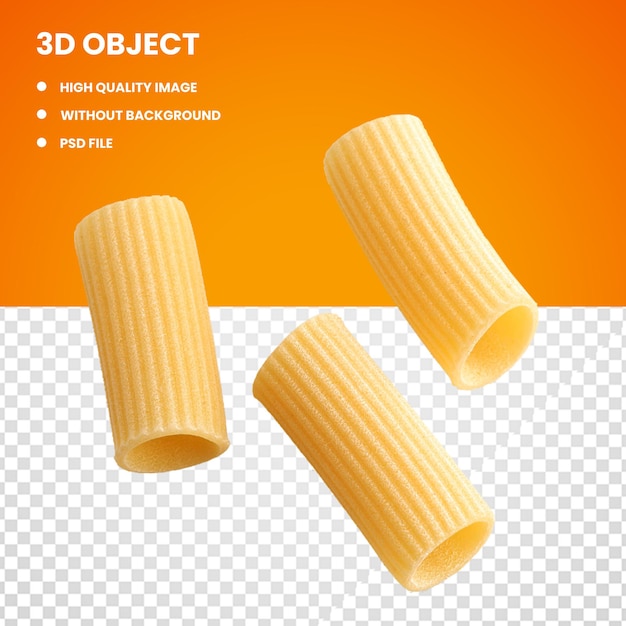 Pasta o kształcie PSD 3D