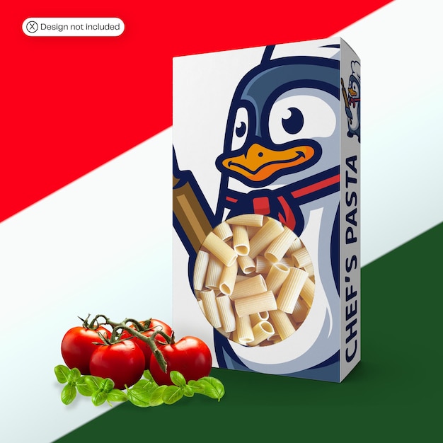 Pacchetto di pasta mockup