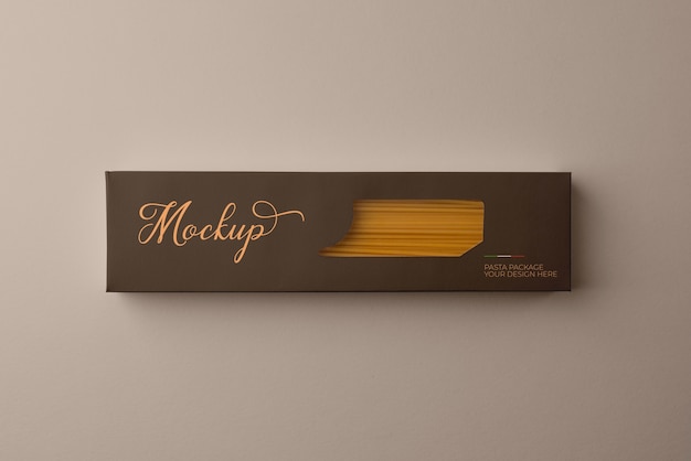 pasta packaging mockup design