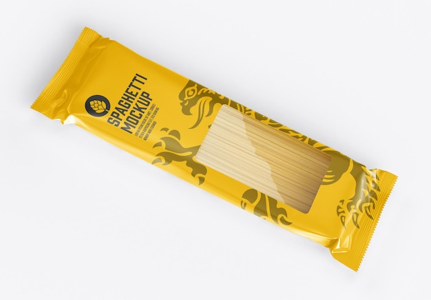 PSD pasta packaging mockup