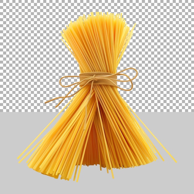 PSD pasta spaghetti on transparent background ai generated