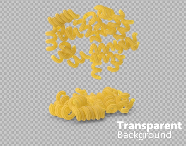 PSD pasta on transparent background