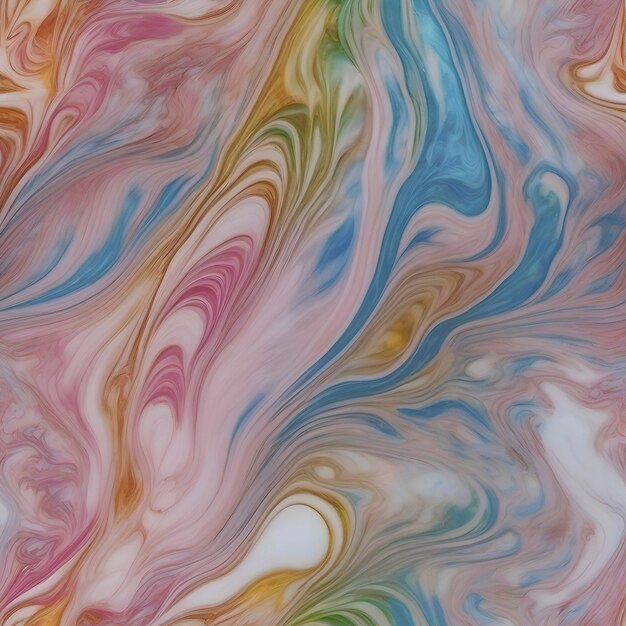 Pastel fire pattern on marble aigenerated