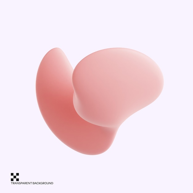 Pastel Fluid Shapes 3D Icon