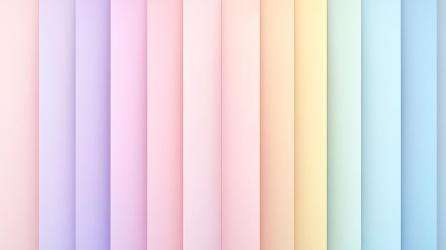 pastel rainbow color vertical stripes background
