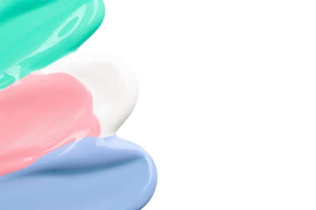 Pastelkleurige achtergrond Pastelkleurige strepen van roze geel blauw groen Op een blanco achtergrond PNG