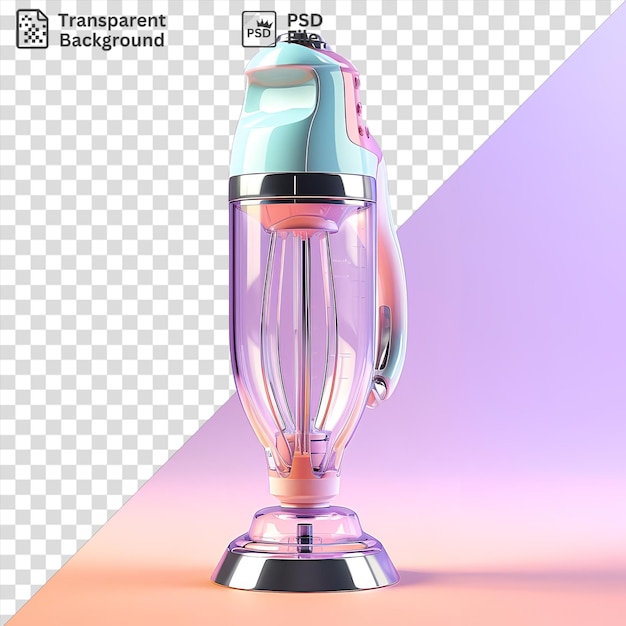 PSD pastry blender on a purple background