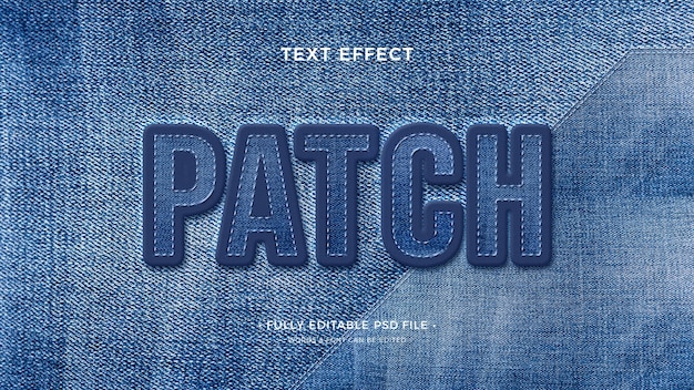 PSD patch-teksteffect