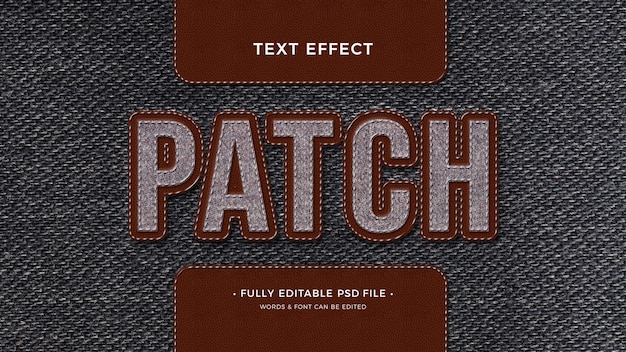 Patch-teksteffect