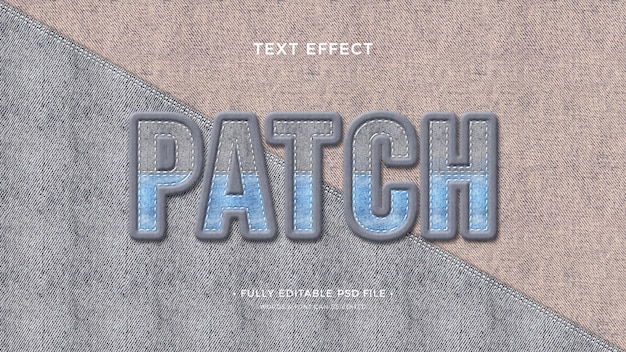 Patch-teksteffect