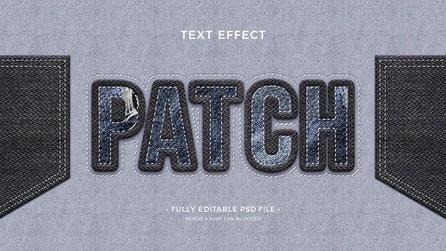 PSD patch-teksteffect