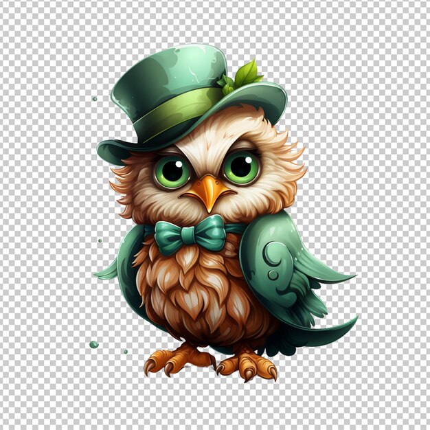 PSD patricks day gnome clipart