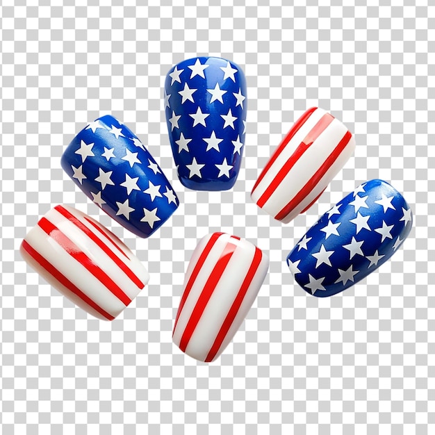 PSD 투명 한 배경 에 미국 발 디자인 이 있는 애국적 인 손