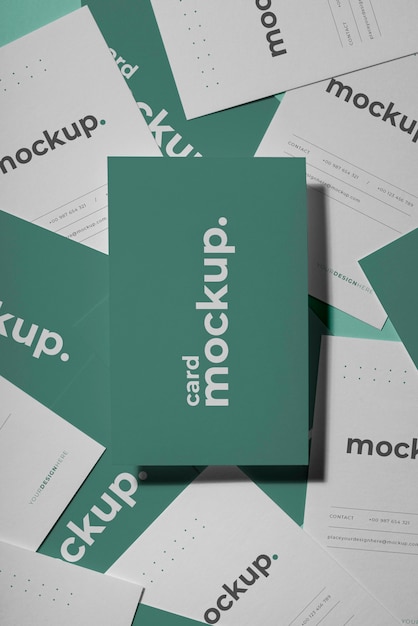 Patroon visitekaartjes mockup