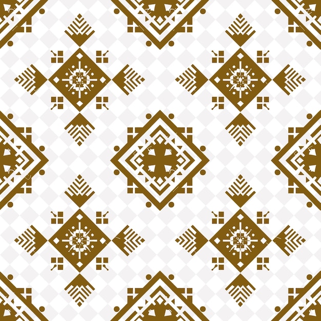 PSD a pattern of gold and brown squares on a white background