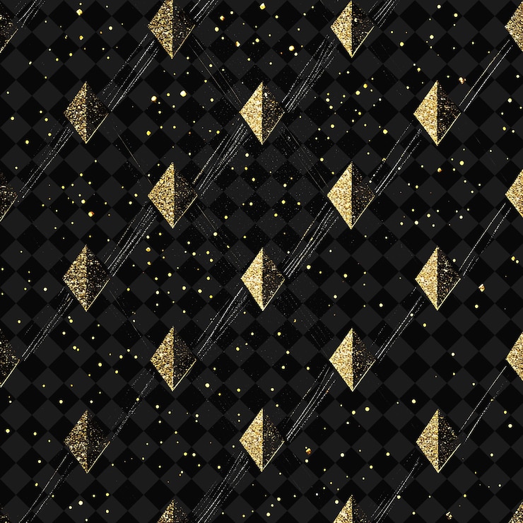 PSD a pattern of gold stars on a black background