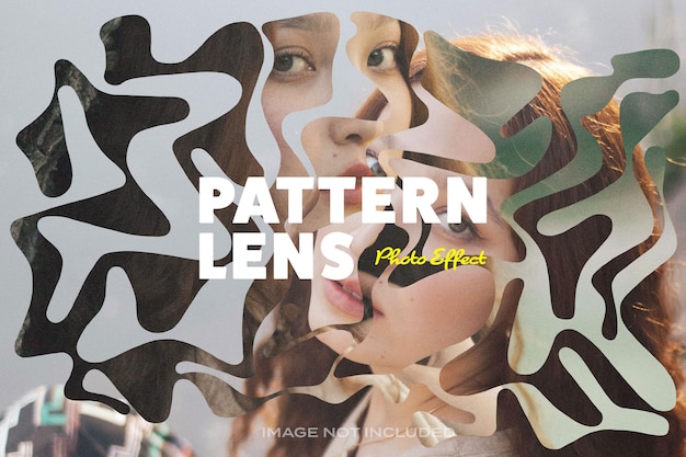 PSD pattern lens mask overlay effect