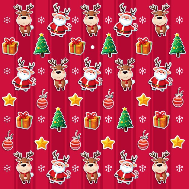 PSD pattern merry christmas