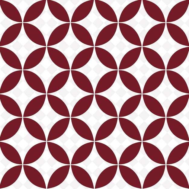 a pattern of red and purple circles with a white background