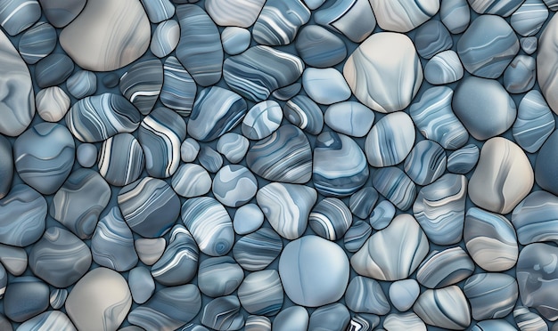 PSD pattern of river or sea stones