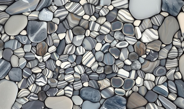 PSD pattern of river or sea stones