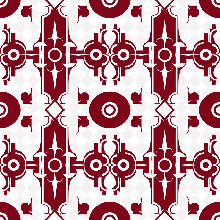 PSD a pattern of a shield and a shield with a red and white circle on the top