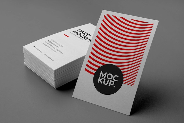 PSD pattern visit cards mockup