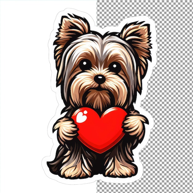 PSD paw print liefde sticker