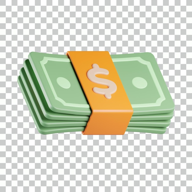 PSD payment cash 3d icon