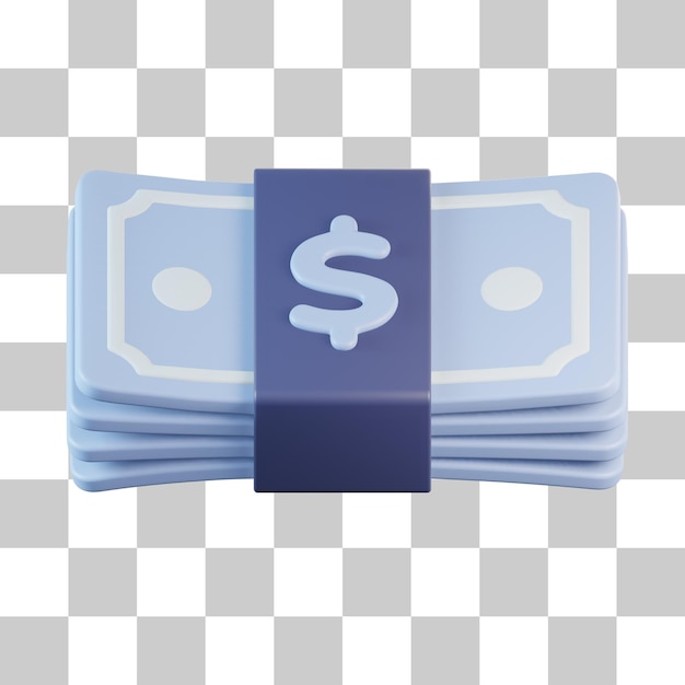 Payment cash 3d icon