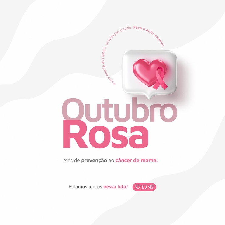 PSD październik rosa concept różowy październik rak piersi psd szablon post
